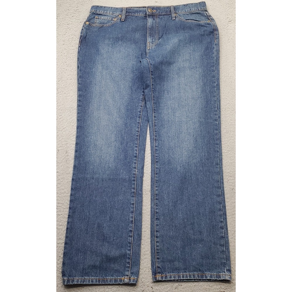 G.H. Bass & Co. Camden Straight Jeans Mens 36x30 Blue Denim Americana Streetwear